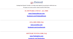 Desktop Screenshot of chetanas.com